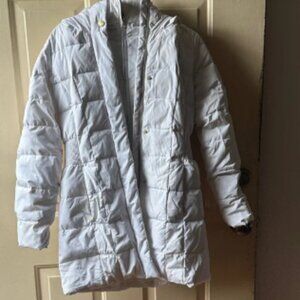 Cole Haan Women's Quilted White Puffer Coat